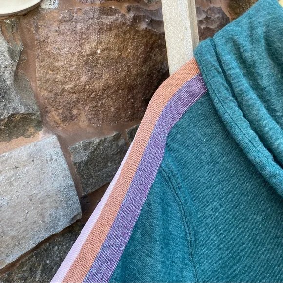 ✨ SPIRITUAL GANGSTER RETRO VARSITY STRIPE RILEY ZIP UP HOODIE JACKET XS NWOT - Picture 6 of 16